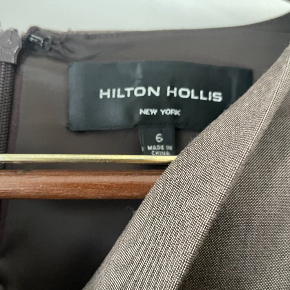Hilton Hollis Sleeveless Sheath dress Cowal Neckline, Size 6 - Picture 5 of 11